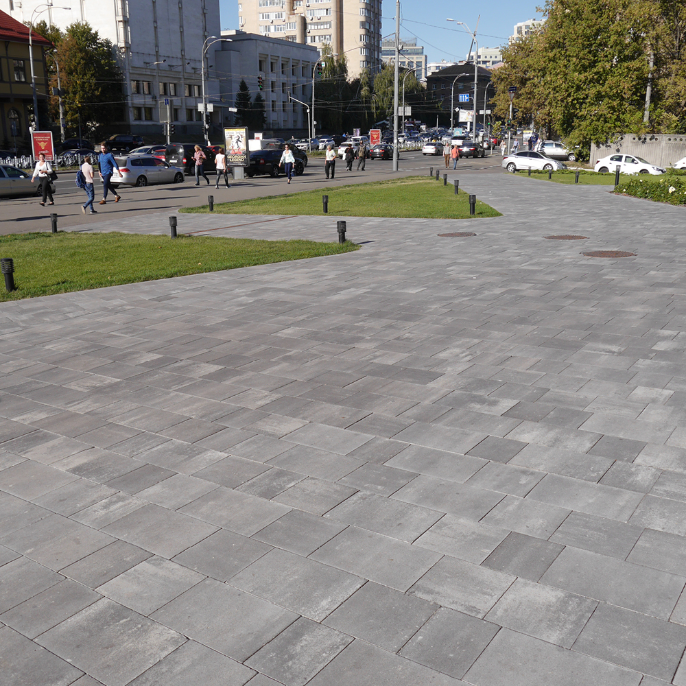 Тротуарна плитка Золотий Мандарин Модерн М Грейс h 60 мм без фаски