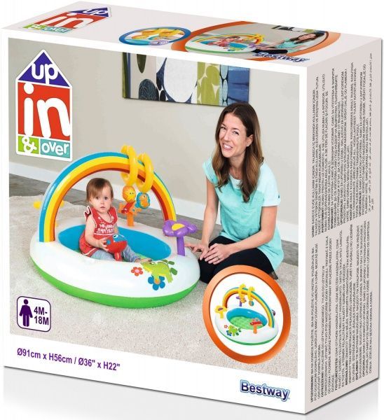 Ігровий майданчик надувний Bestway Веселка 91х56 см