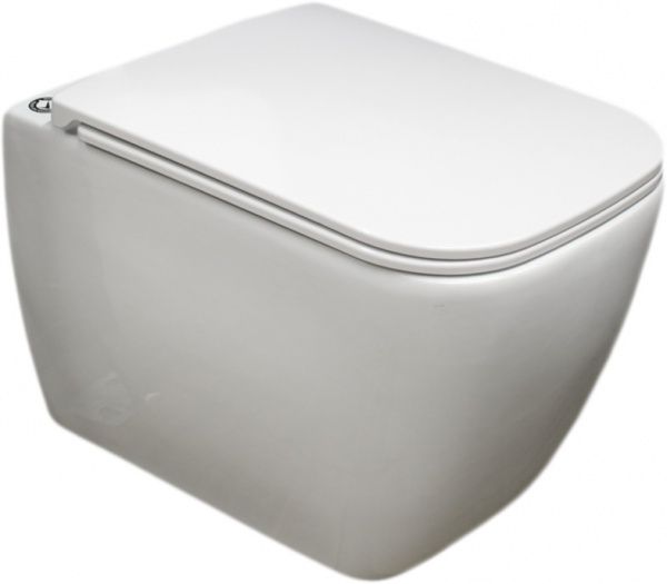 Унітаз R.A.K. консольний metropolitan rimless з сидінням slim soft-close