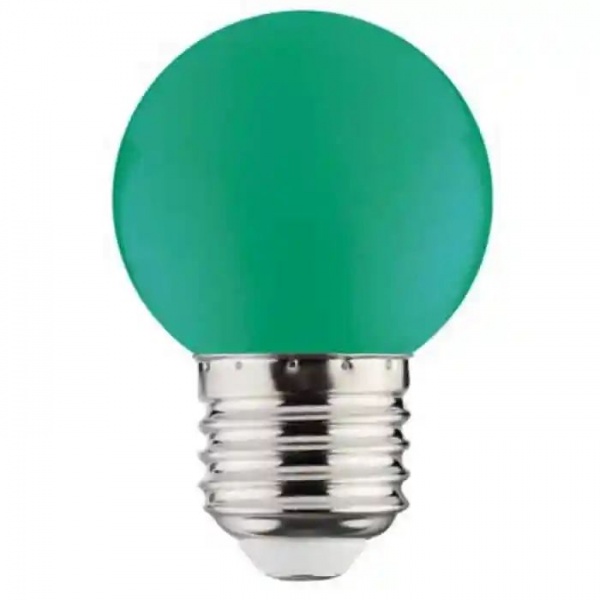 Лампа светодиодная HOROZ ELECTRIC GREEN G45 1 Вт E27 220 В матовая 001-017-0001-040 