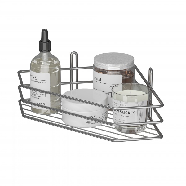 Полка угловая 1-ярусная 25 см хром 