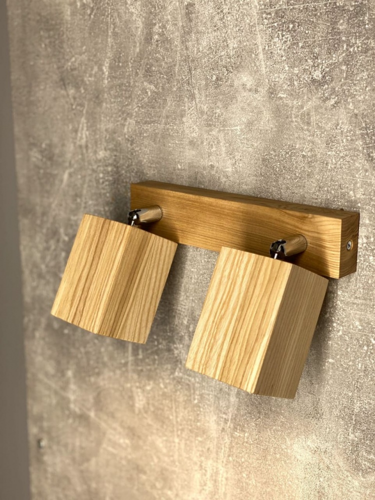 Спот Iterna Cube 2xGU10 ясен світлий LW082