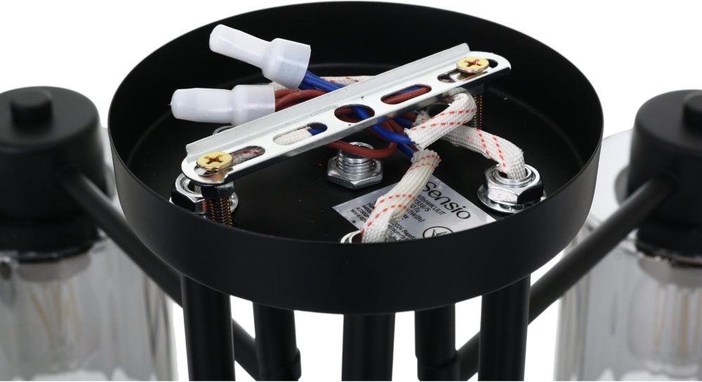 Люстра потолочная Sensio Lilit 5x40 Вт Е27 черный ALG-07338/5