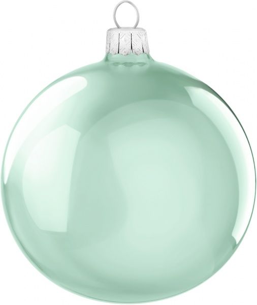 Шар стеклянный d80 однотонный опал