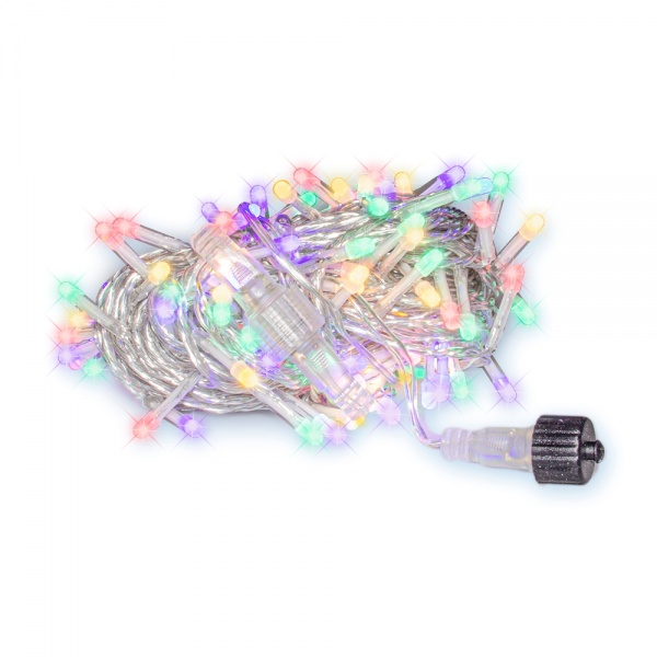 Декоративная гирлянда Джаз Лайт DC-LD120-M-E встроенный светодиод (LED) 120 ламп 12 м 