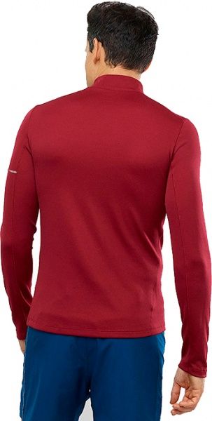 Джемпер Salomon AGILE HZ MID LC1049800 р. L бордовий