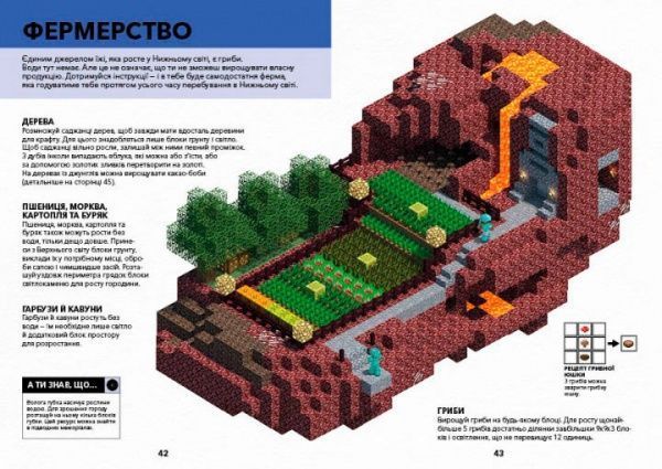 Книга Стефани Милтон «Minecraft Довідник Нижнього світу і Краю» 978-617-768-831-9