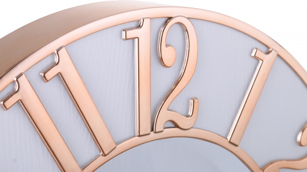 Часы настенные Liberty 35,6х35,6х5 см (WSH-0437) бело-золотой