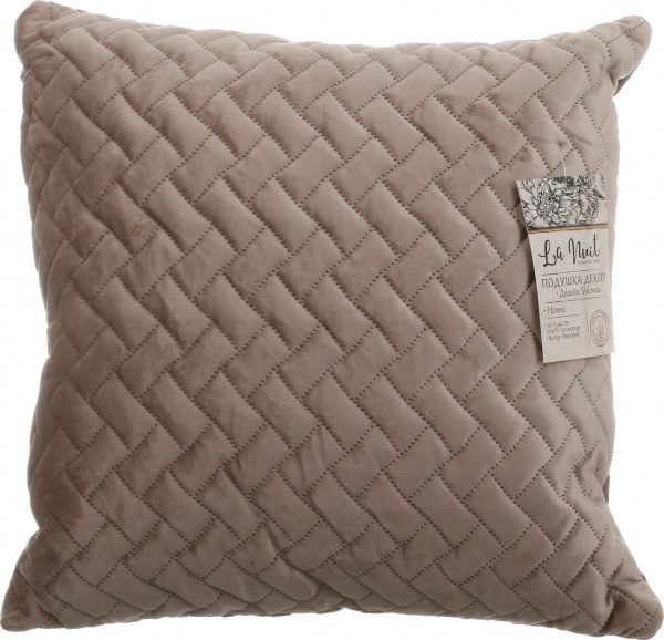 Подушка декоративная Valencia 45x45 см бежевый La Nuit 