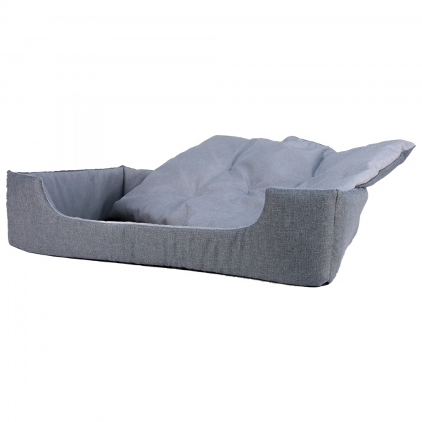 Лежак FX home Rosto 63x46x15 см серый