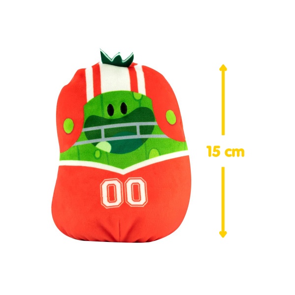 Мягкая игрушка Cats Vs Pickles 2 в 1 Котик и огурчик Спортсмены 15 см разноцветный CVP2200-3