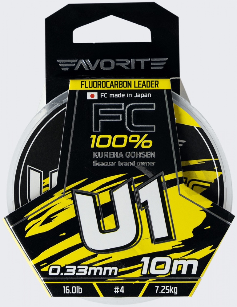 Флюорокарбон Favorite 10 м 0,33 мм 7,25 кг U1 FC