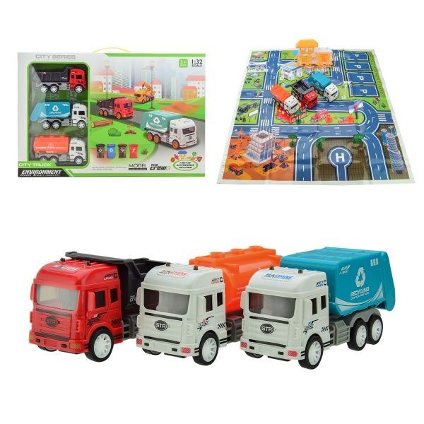 Игровой набор Паркинг и 3 машинки JW567-010