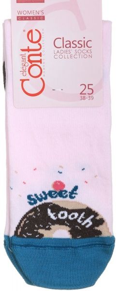 Шкарпетки Conte CLASSIC 7С-22СП 115 р. 25 світло-рожевий 
