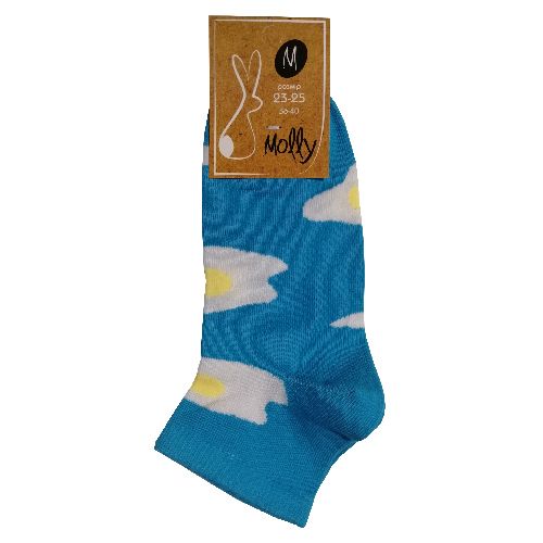 Носки Молли Бирюзовая яичница р. 23-25 бирюзовый 1 пар 