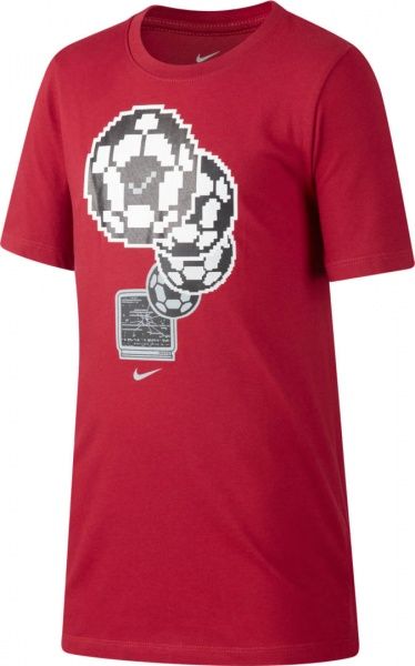 Футболка Nike B NK DRY TEE PIXEL BALL AA8888-618 XL червоний