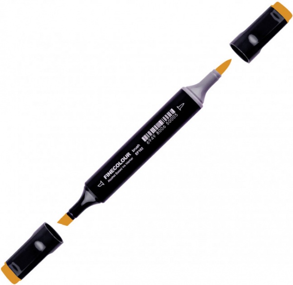 Маркер спиртовой FINECOLOUR EF102-181N темно-желтый 