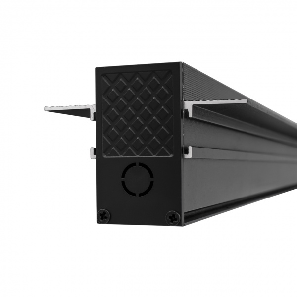 Шинопровод 1-фазный под магнитные треки встроенный Hopfen 964203 200 см черный 