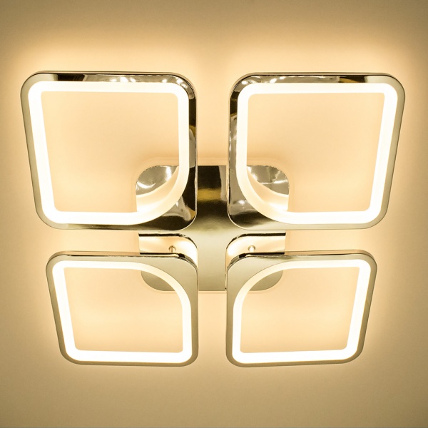 Люстра світлодіодна Luminaria 4Q550/90 100 Вт хром/білий LOOK RGB 100W CHROME 