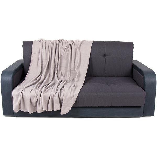 Плед флісовий сірий 150x180 см