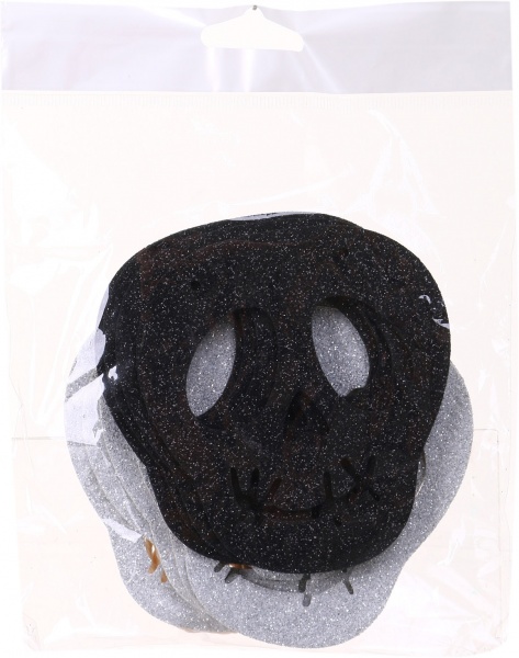 Декоративное изделие гирлянда Череп 2 м