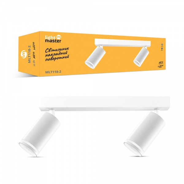 Светильник точечный LightMaster MLT118-2 35 Вт GU10 белый