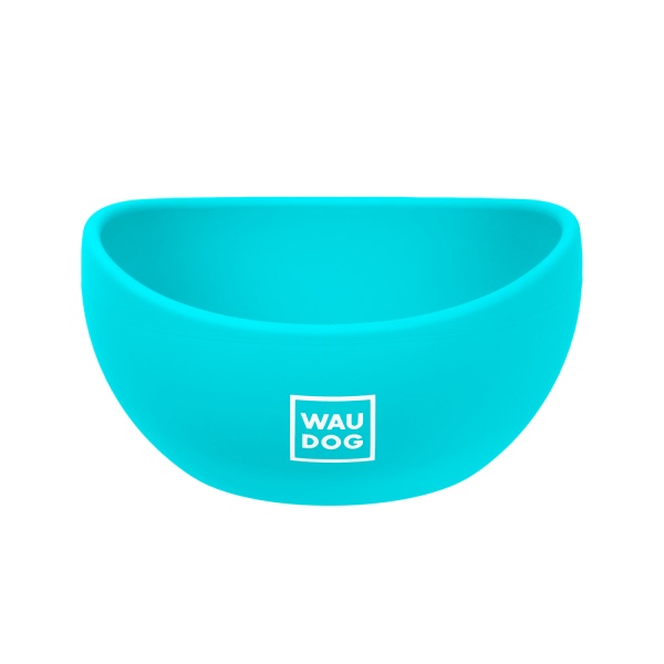 Миска WAUDOG Silicone блакитна 50812