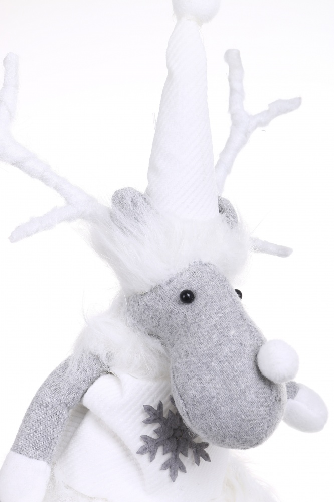 Декорация новогодняя Лосик хрупкий 12х55 см ассортимент AXY2228001AB