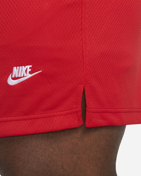 Шорты Nike CLUB MESH FLOW SHORT DX0735-657 р. S красный