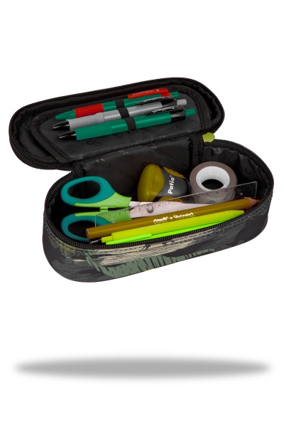 Пенал Campus Adventure Park CoolPack чорний із зеленим