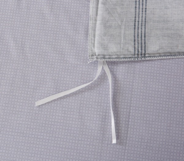 Комплект постельного белья Lucas 1,5 серый с рисунком La Nuit 