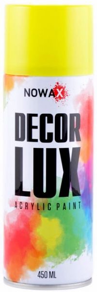 Краска акриловая флуоресцентная Nowax 450 мл NX48045 Желтый