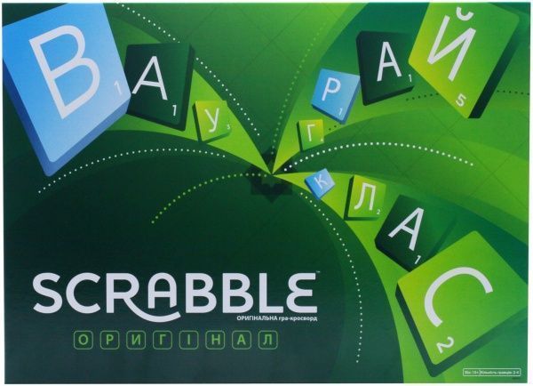 Гра настільна Mattel Scrabble Оригінал (укр.) BBD15