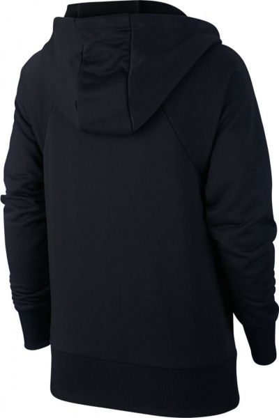 Джемпер Nike W NK DRY FLC GET FIT HOODIE FZ BV5039-010 р. XS чорний