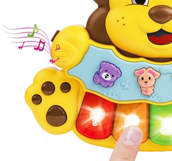 Игрушка музыкальная Bebelino панель Лев 58125