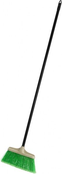 Метла для улицы SPONTEX Green с черенком зеленая