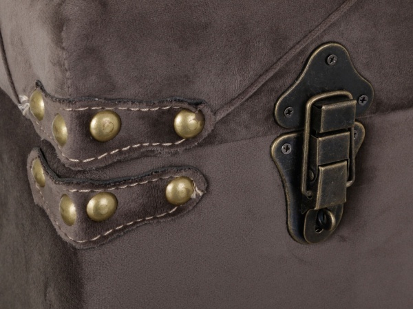 Скриня-пуф Велюр мокко 57х30х29 см 