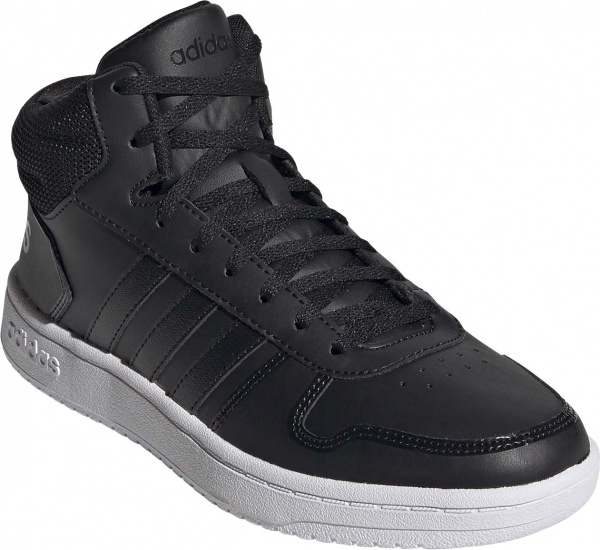 Кроссовки Adidas HOOPS 2.0 MID FY6022 р.UK 5,5 бело-черный