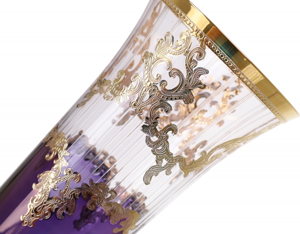 Набор бокалов для шампанского Violet and Gold 190 мл 6 шт. Combi 