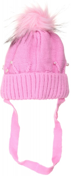 Шапочка детская для девочки Kraft р.40-42 розовый 2001 