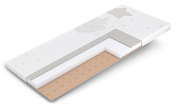 Матрас Киндер MatroLuxe 60х120 см белый 