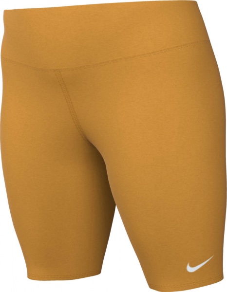 Шорты Nike W NSW ESSNTL MR BIKER SHORT CZ8526-738 р. M желтый