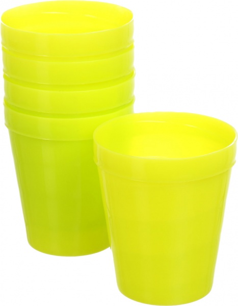 Набор стаканов пластиковых в ассортименте 3924100000 5 шт. GAB Plastic 