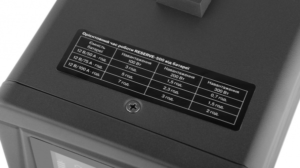 Источник бесперебойного питания (ИБП) Real-el RESERVE-500