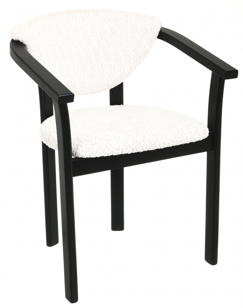 Крісло Скіф МП Аліса емаль бежевий / чорний