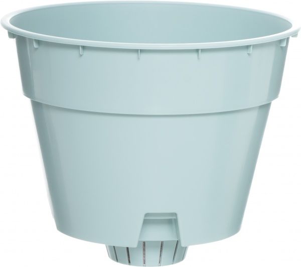 Горщик пластиковий Santino Latina круглий 5,6л світло-блакитний (L3 NEF) 