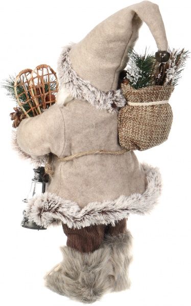 Декоративная фигура Дед Мороз беж S1808B 40 см 