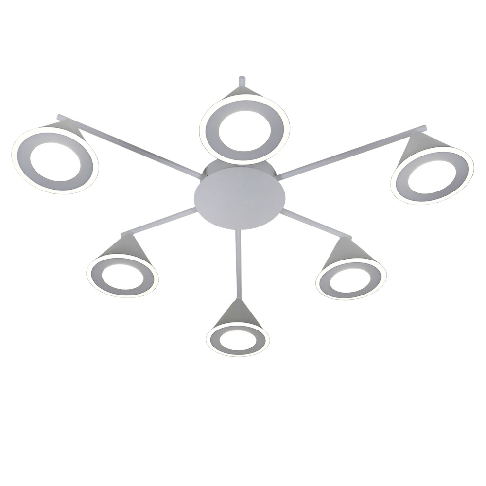 Люстра потолочная Victoria Lighting 6x12 Вт GX53 белый French/PL6 white