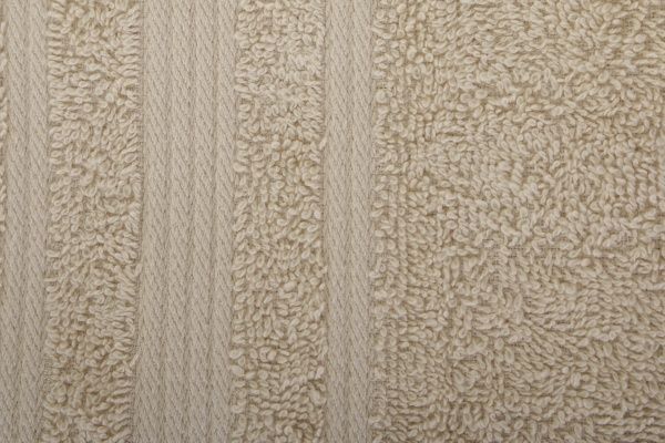 Полотенце с полосками 70x140 см бежевый Home Line 