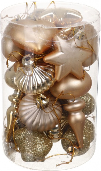 Набор елочных игрушек Мини в ассортименте 20 шт./уп.